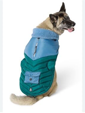 NEW Arcadia Trail Adjustable Insulated Dog Coat Hiking Camping Sz XL